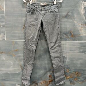 Levi’s striped skinny jeans